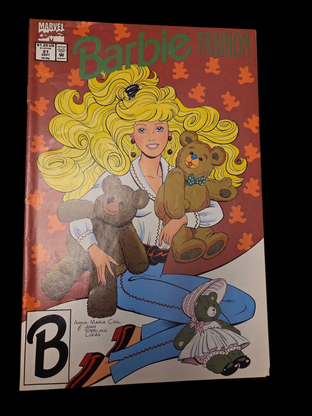 1992 Barbie Fashion Marvel Comics Volume #1 Issue #21 Comic Book
